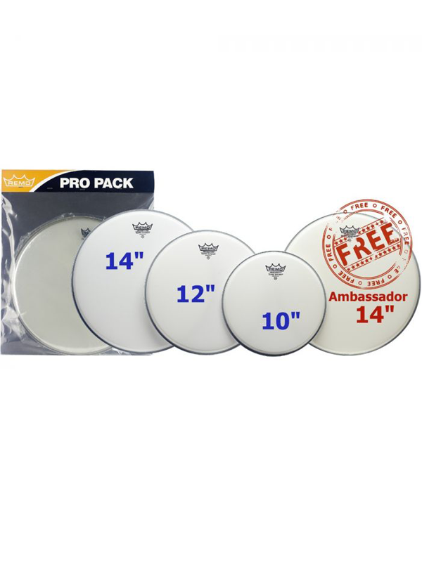Remo Ambassador Coated Pro Pack