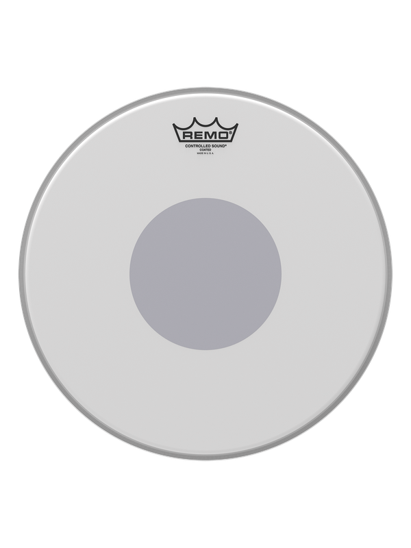 Remo Controlled Sound Coated Black Dot